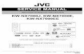 Jvc Kw-nx7000 Series Navigation Dvd Receiver Sm