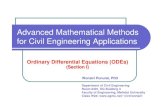 Advanced Mathematical Methods for Civil Engineering Applications