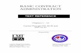 Basic Contract Administration