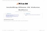 Installing iPhone 4S Volume