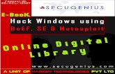 Seculabs eBook - Hack Windows Using BeEF, SE and Metasploit