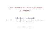 101007555 Les Mots Et Les Choses Foucault