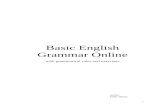 Basic English Grammar Online