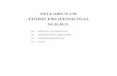 medical syllabus outline
