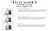 Triumph Home Gym User Manual