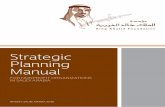 Strategic Planning Manual for Non Prfit Organizations