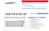 Samsung Color Laser Printer CLP 510 510N Parts and Service Manual