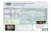 Marlborough Quilters August 2013 Newsletter
