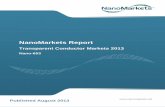 Chapter from the NanoMarkets report, "Transparent Conductor Markets 2013"