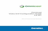 Omnicast Video Unit Configuration Guide 4.8 SR1