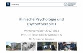 Wittchen Knappe Klinische Psych Stressmodelle Ws 1213