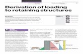 Derivation of Loading to Retaining Structures