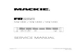 Mackie-M1200 1400 Pwramp