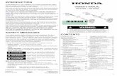 Honda HTT25S Manual