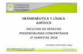 Hermeneutica y Logica Juridica