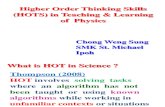Higher Order Thinking Skills (HOTS) in Teaching & Learning of  Physics