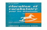 137506165 Langue Francaise Lecture Courante CP CE1 Elocution Et Vocabulaire Picard 1963