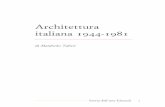 55487171 Storia Dell Arte Einaudi Tafuri Manfredo Architettura Italiana 1944 1981