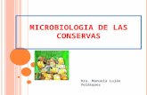 Microbiologia de Las Conservas