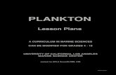 Plankton Lessons