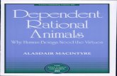 Alasdair MacIntyre - Dependent Rational Animals Why Human Beings Need the Virtues