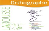 Orthographe - Larousse