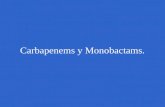 Antibioticos 10. Carbapenems y Monobactams