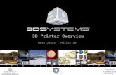 3D Systems printer overview MJP ProJet 5500X & 5000