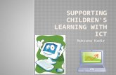 Supporting children's learning in ICT - Powerpoint