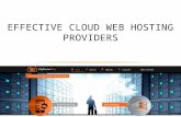 Effective Cloud Web Hosting Providers
