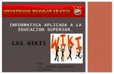 Presentacion Las Wikis