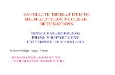 Satellite Threat Due to High Altitude Nuclear Detonation - Eisenhower Institute - Papadopoulos-Presentation 280369