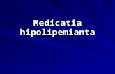 Medicatia hipolipemianta