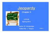 Math Analysis Chapter 5 Jeopardy