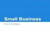 Small business online strategies