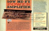 50W HiFi Power Amplifier LW35Q Maplin Kit