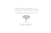 Stage Hypnosis Business & Marketing