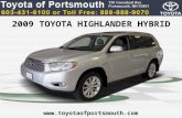 Used 2009 Toyota Highlander Hybrid Limited - Portsmouth NH Toyota Dealer