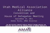 AMA Alliance at the Utah Medical Association Alliance Annual Meeting 9-16-11