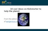 10 cool ideas on Kickstarter to help the planet