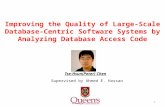 Improving the quality of large scale database-centric software systems by analyzing database access code