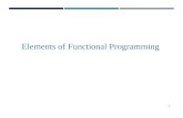 Elements of functional programming
