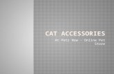 Cat Accessories at you Home