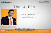 IS20G  New York Sean V. Bradley Day 2 The Four P's
