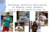 Building Intrinsic Motivation in Middle Level Readers