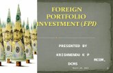 Krishnendu k p foreign portfolio investment