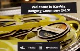 Kudoz Badging Ceremony 2015