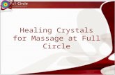 Healing Crystals for Massage at Full Circle