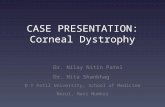 CASE PRESENTATION:Corneal stromal dystrophy