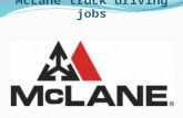 Mc lane truck driving jobs